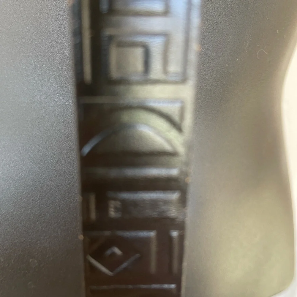 VINTAGE SWATCH Black leather belt, Women’s small - 29-37